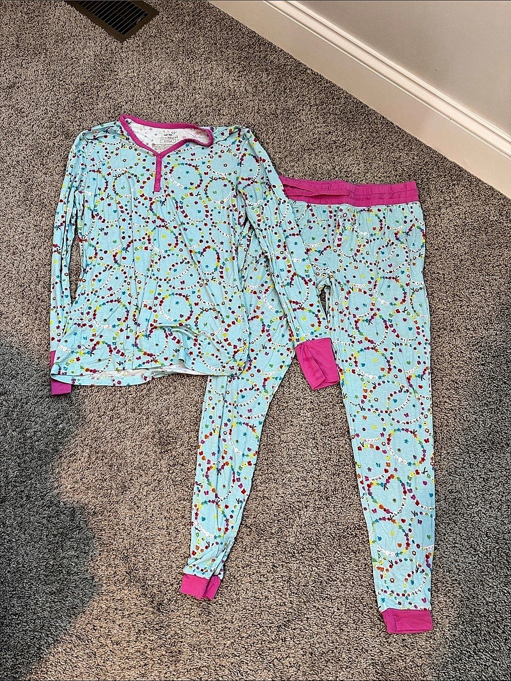 Little Sleepies Women’s X-Small Floral Pajama Set